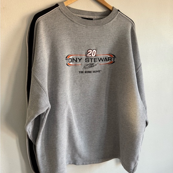 Vintage Tony Stewart Crewneck Sweatshirt / Large / Nascar / Home Depot - Picture 3 of 9